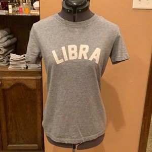 Woman’s Short Sleeved Zodiac Libra T shirt J Crew